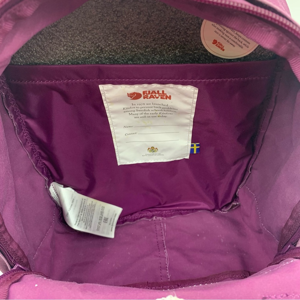 Fjällräven Kånken Purple Backpack - Picture 8 of 13